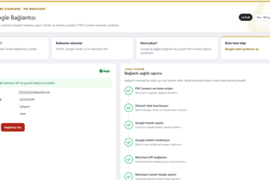 Google Merchant Center API eklentisi 1 Google Merchant Center